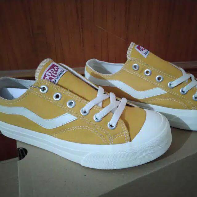 dark yellow sneakers