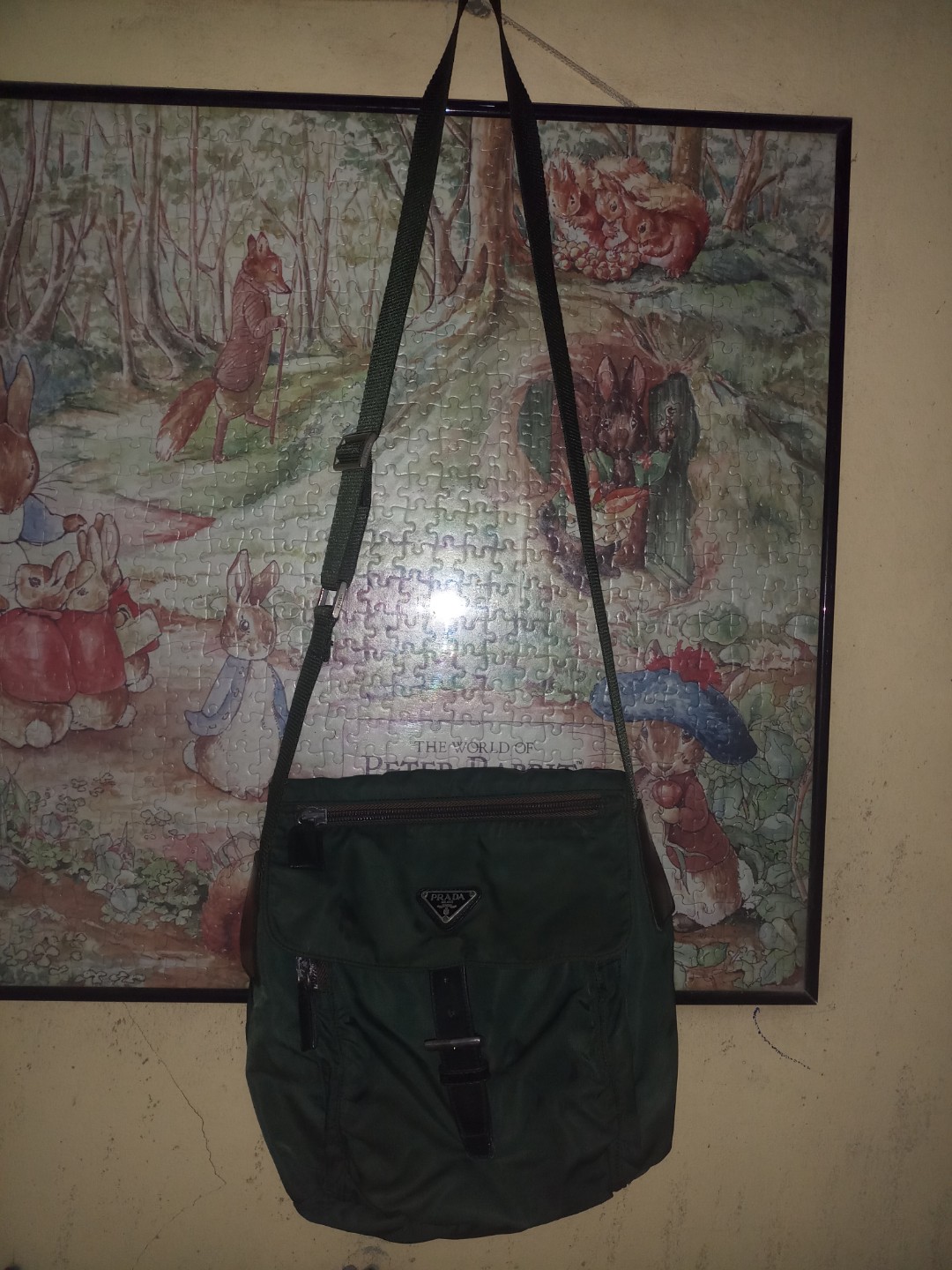 Prada military bag store