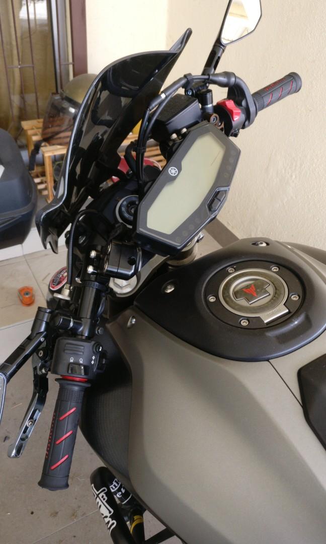 Yamaha MT07 clip on handlebars woodcraft type, Auto Accessories on