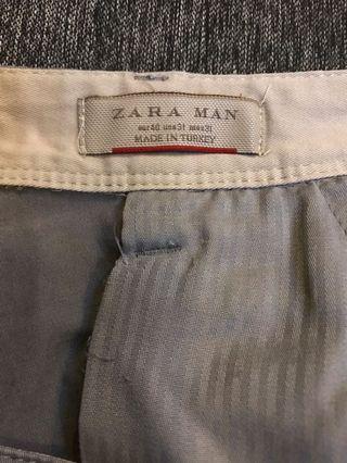 Zara Man Light Grey Pants
