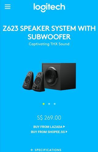 logitech z623 lazada