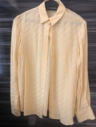 Marigold Yellow Blouse From H&M
