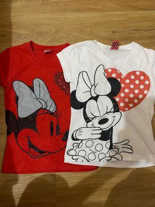 Set of Minnie Mouse T-Shirts
