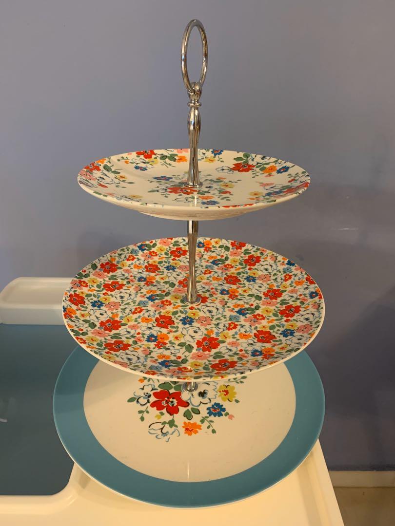 3 Tier Cake Stand Cath Kidston, Furniture & Home Living, Kitchenware