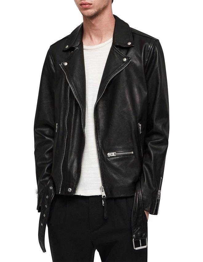 All saints wick biker jacket clearance