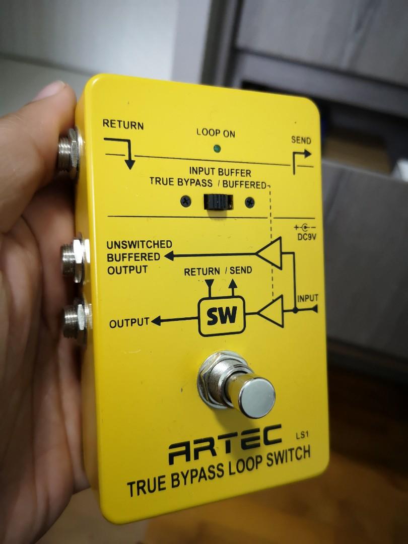 Artec True Bypass Loop Switch (Category: Music Accessories) located in Singapore. Submitted by crumbs_meow (Listing ID 267709621, Image 1). Description: Artec True Bypass Loop Switch. Google for specs. Rarely used. With box..