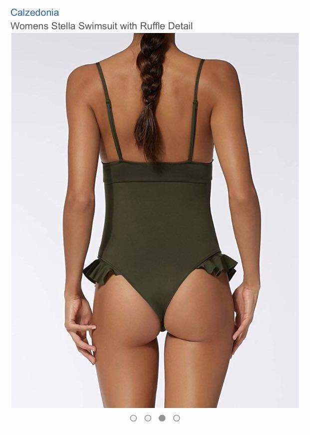 Calzedonia One piece ruffle swimsuit Carousell