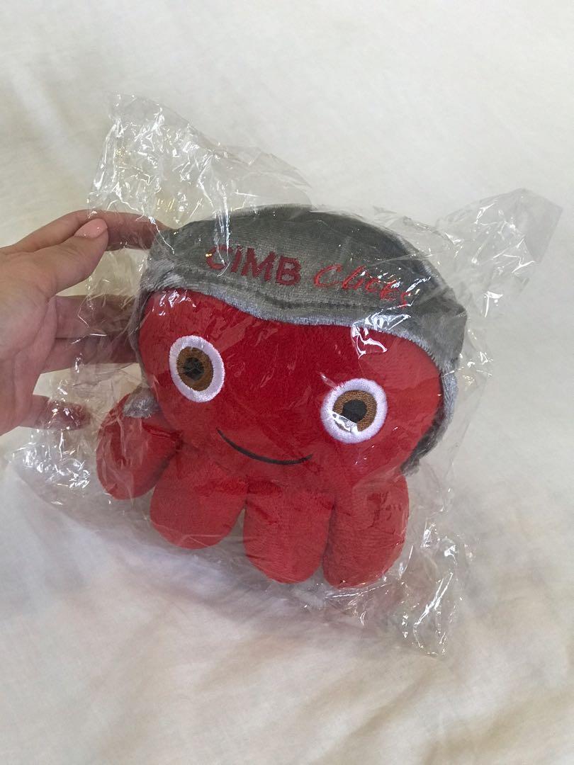 Cimb octopus clearance soft toy 2018