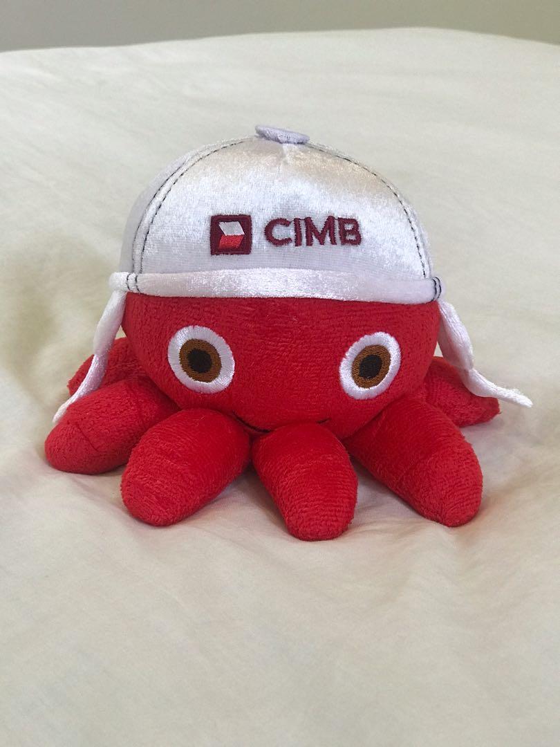 Cimb octopus soft hot sale toy 2019