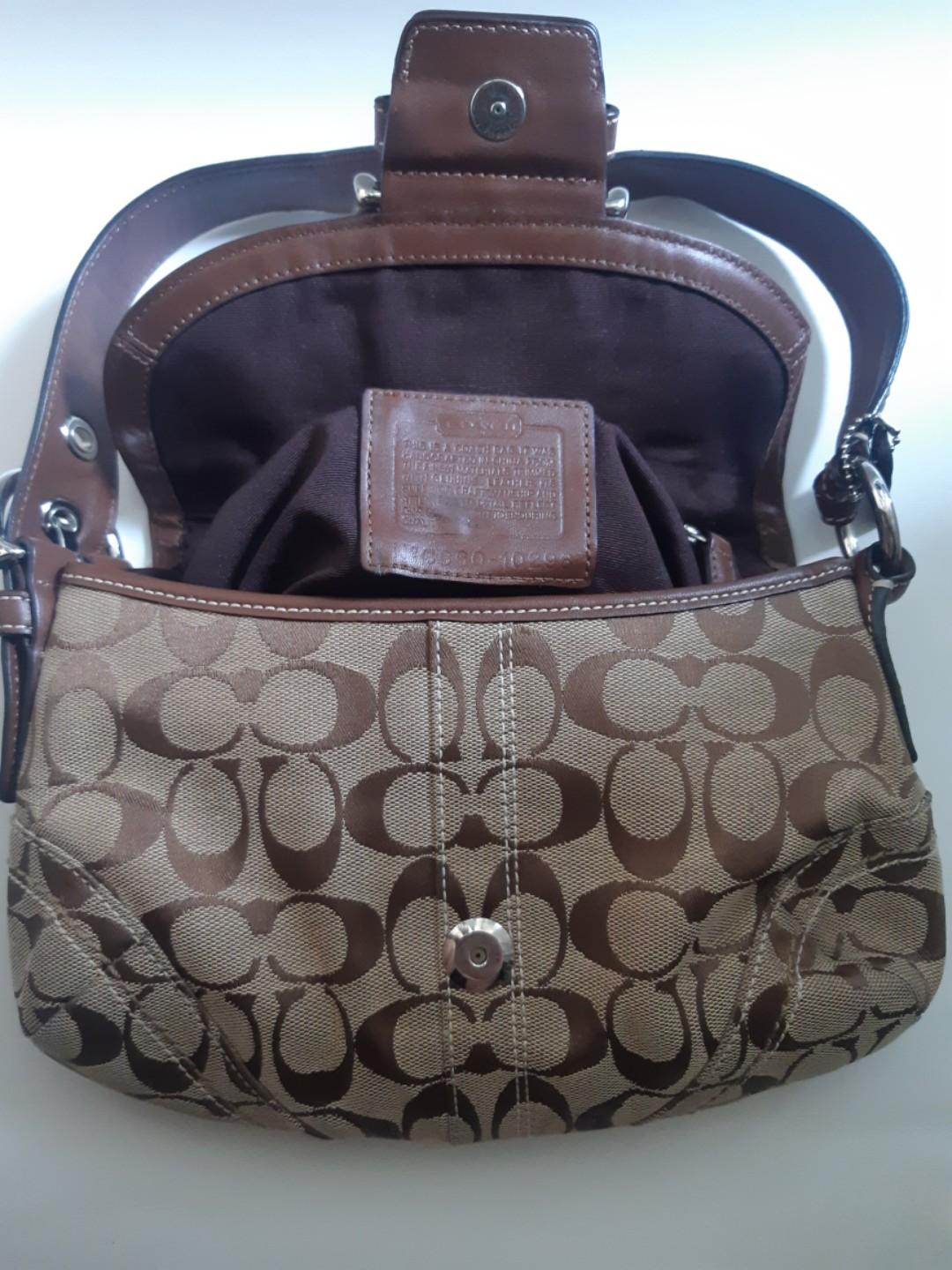Coach mini handbag preloved, Women's Fashion, Bags & Wallets, Purses