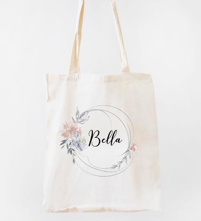 personalised canvas tote bags