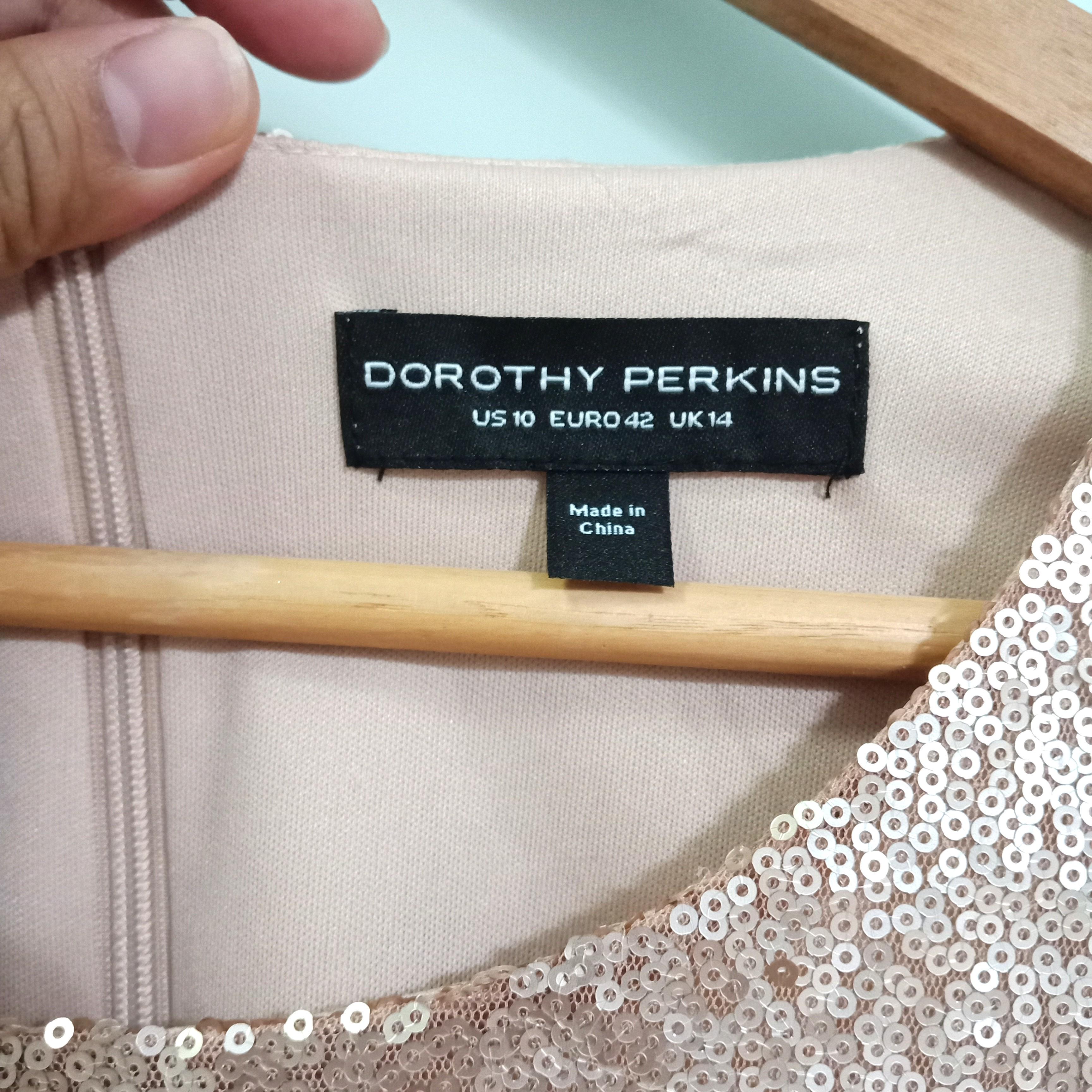 DOROTHY PERKINS Gold Full Sequin Dress