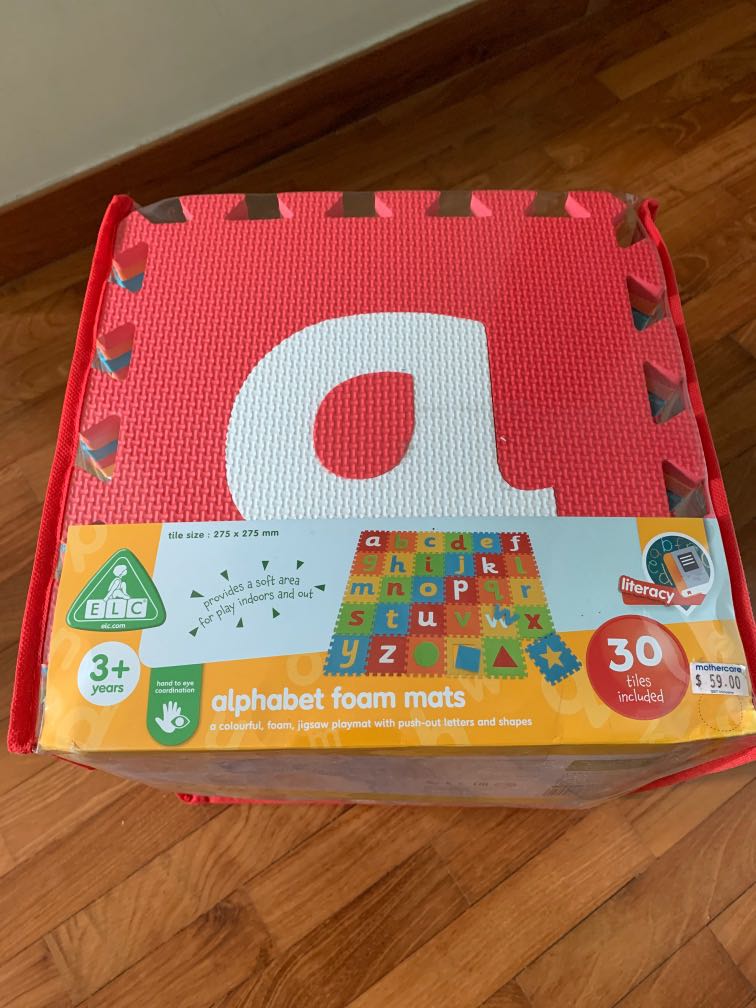 ELC Alphabet Foam Mat, Babies & Kids, Infant Playtime on Carousell