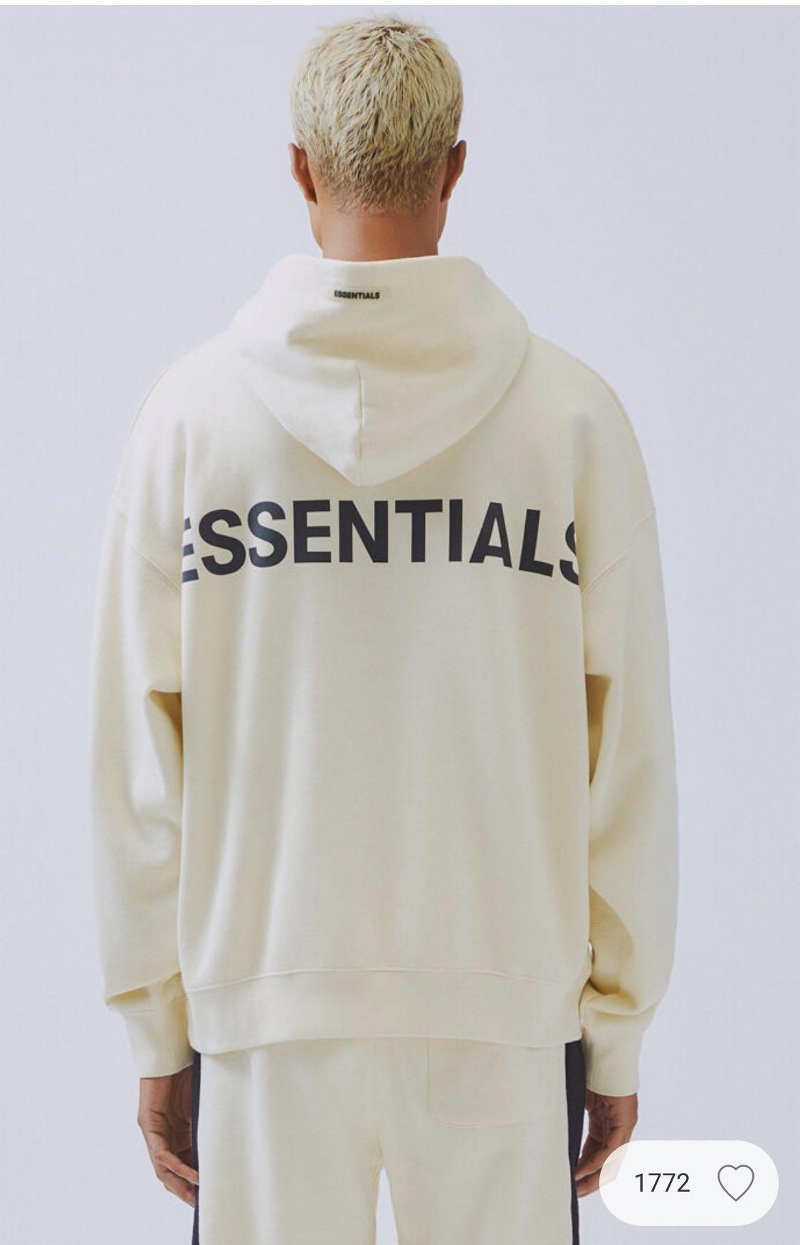 Fog essentials top hoodie beige
