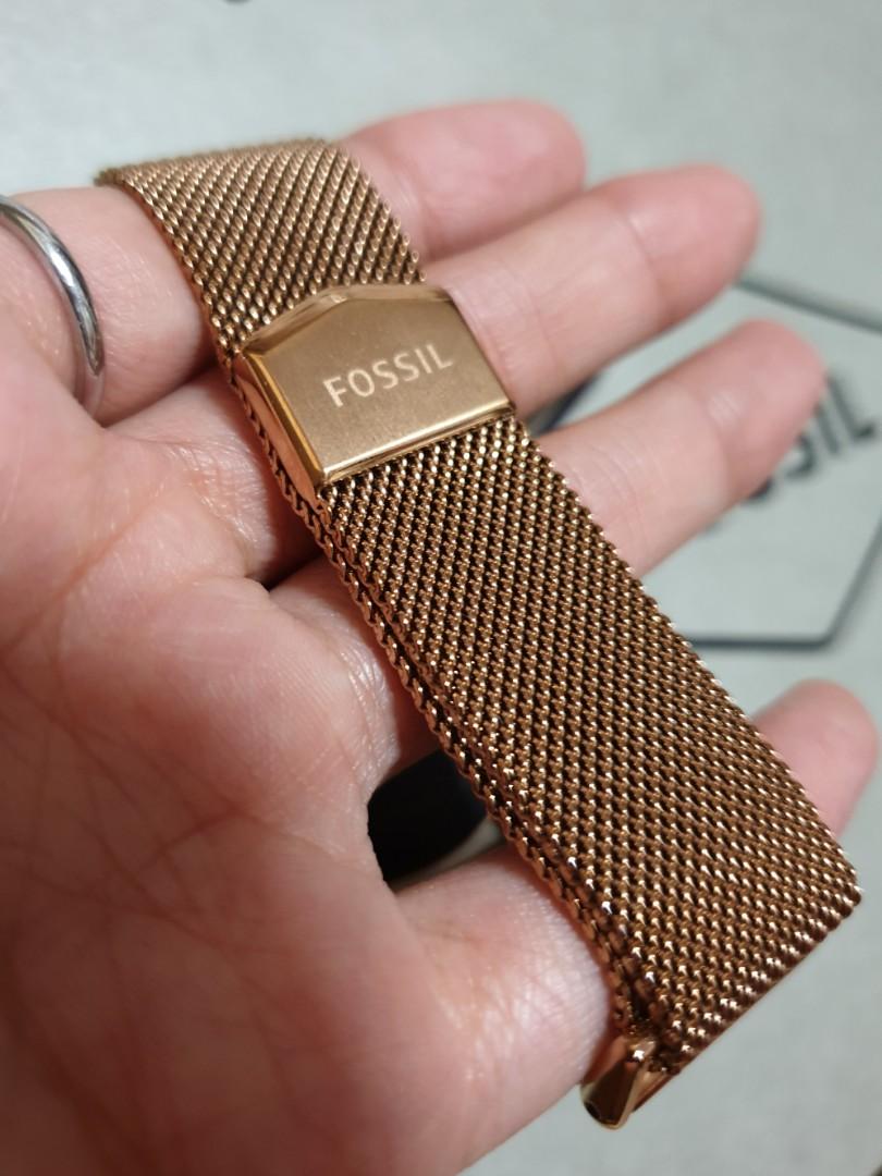 FOSSIL GEN 4 Smartwatch Venture HR Rose Gold Steel Mesh Mobile Phones Gadgets Wearables Smart Watches on Carousell