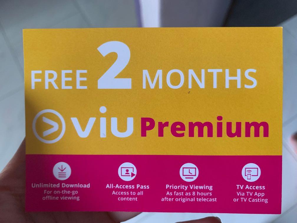 Free 2 Months Viu Premium Everything Else On Carousell