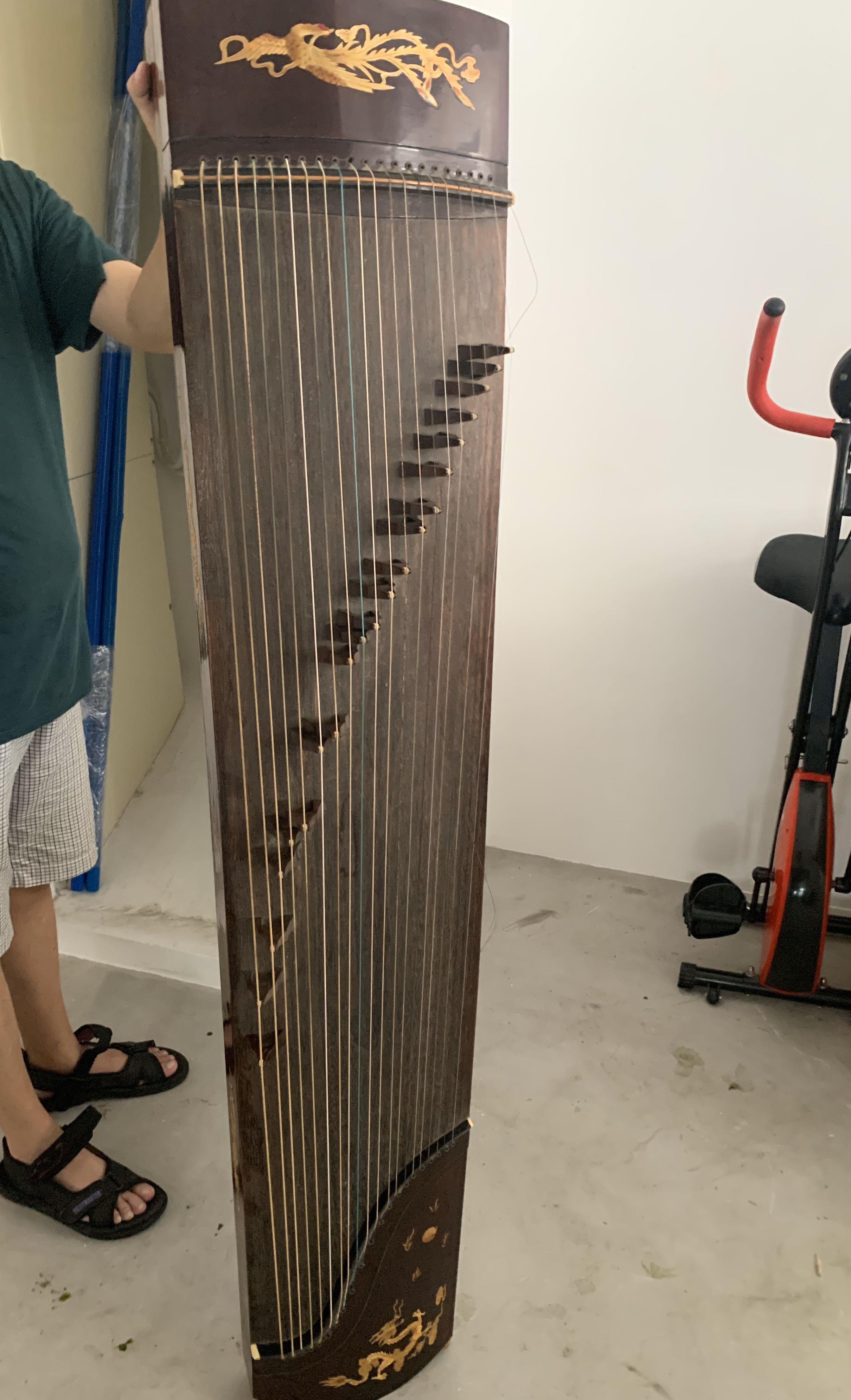 Guzheng used, Hobbies & Toys, Music & Media, Musical Instruments on