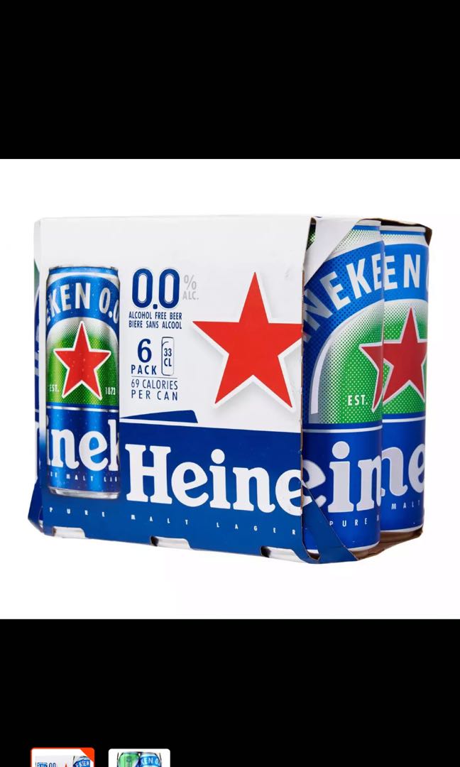 Heineken Zero, Food & Drinks, Alcoholic Beverages on Carousell