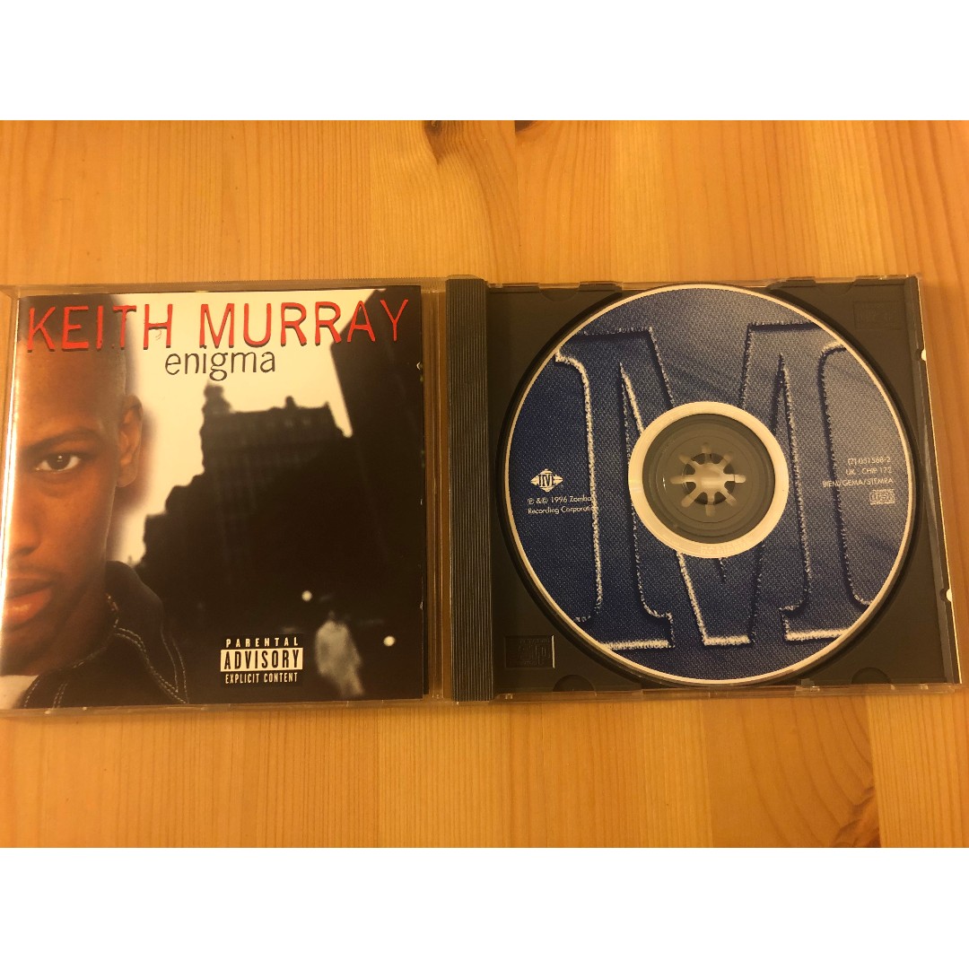 Hip Hop Rap CD, Keith Murray ‎– Enigma, 興趣及遊戲, 收藏品及紀念品