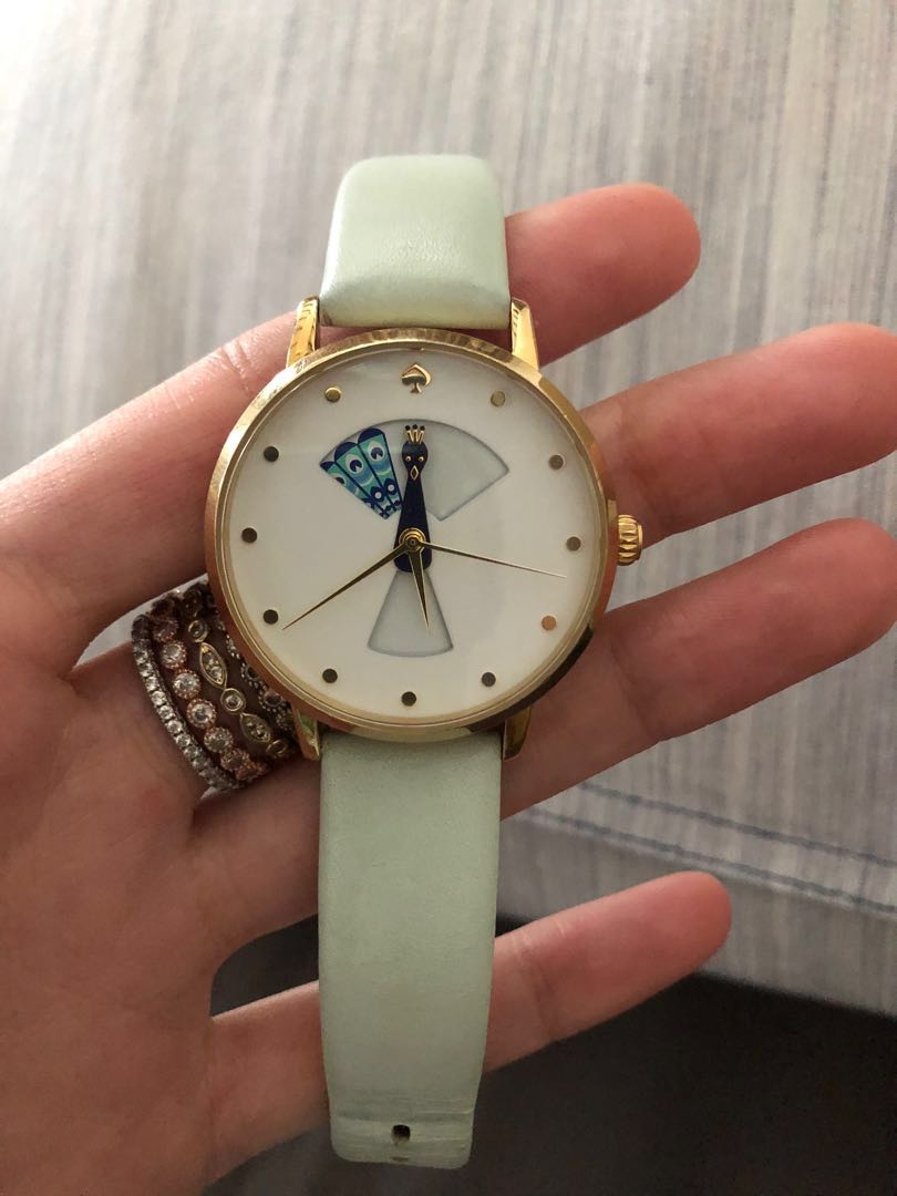 kate spade peacock watch