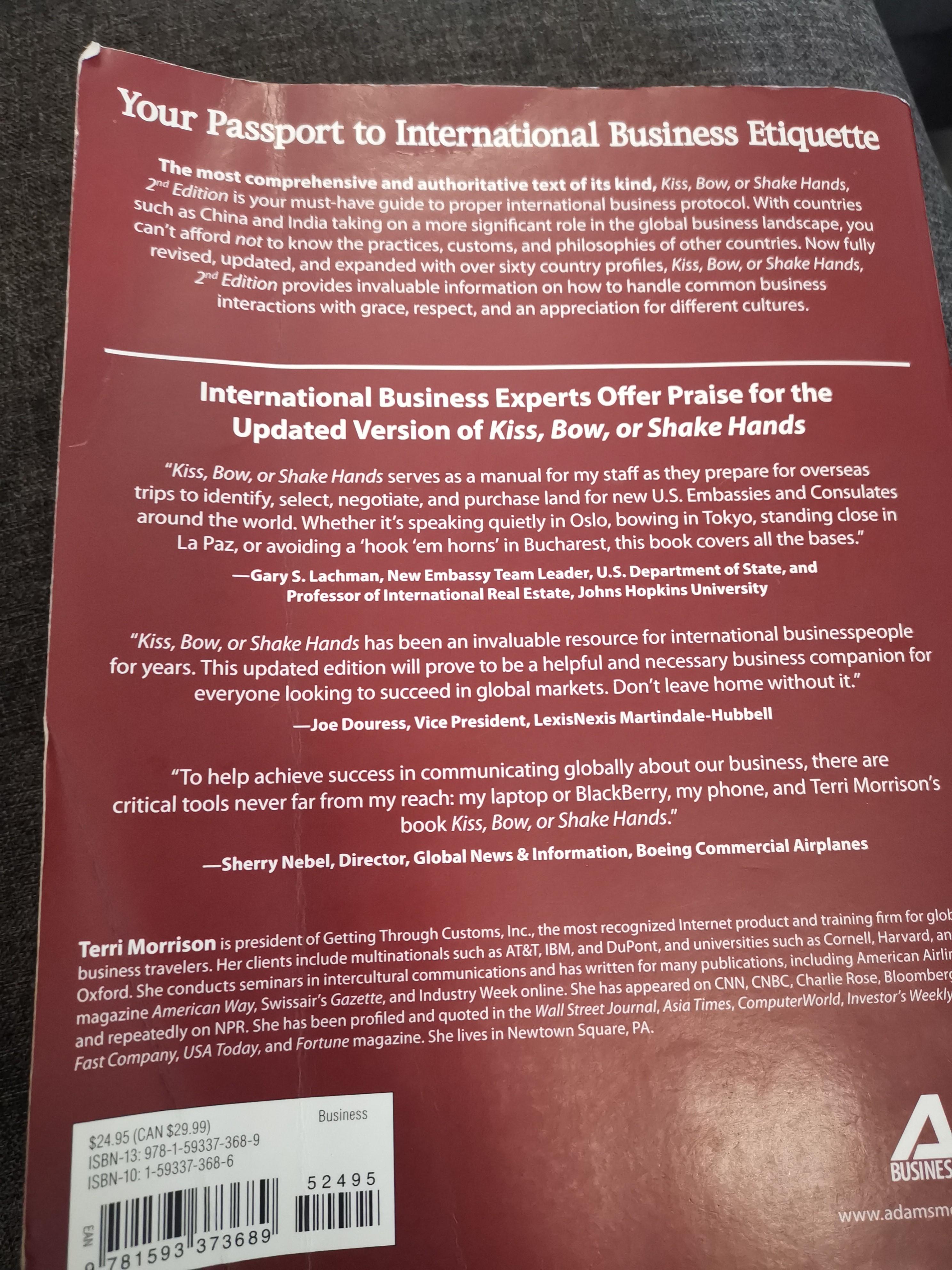 Kiss, Bow, Or Shake Hands, Hobbies & Toys, Books & Magazines, Children's Books on Carousell