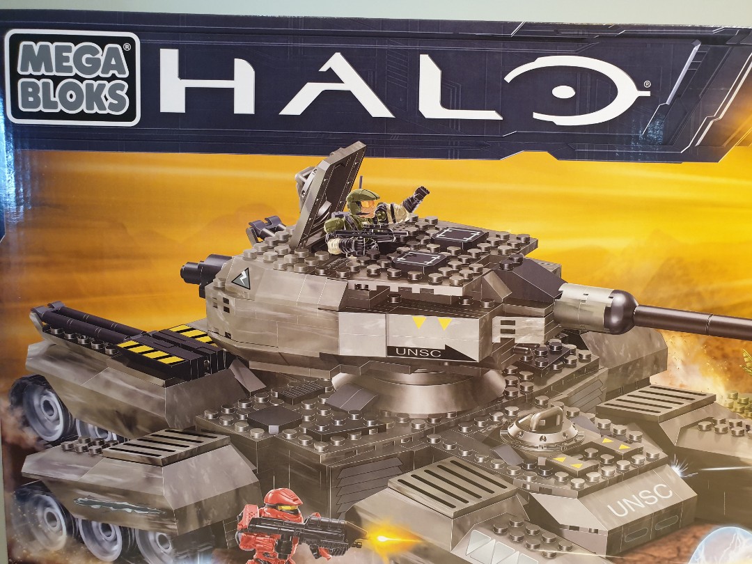 Mega Bloks Halo UNSC Rhino Tank no. 97016 822 Pcs. Rare Hobbies