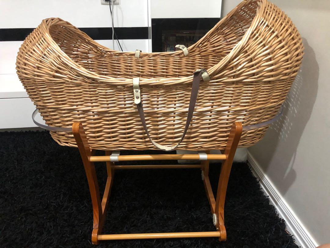 Mothercare Bassinet Moses Basket Crib with stand. Originally