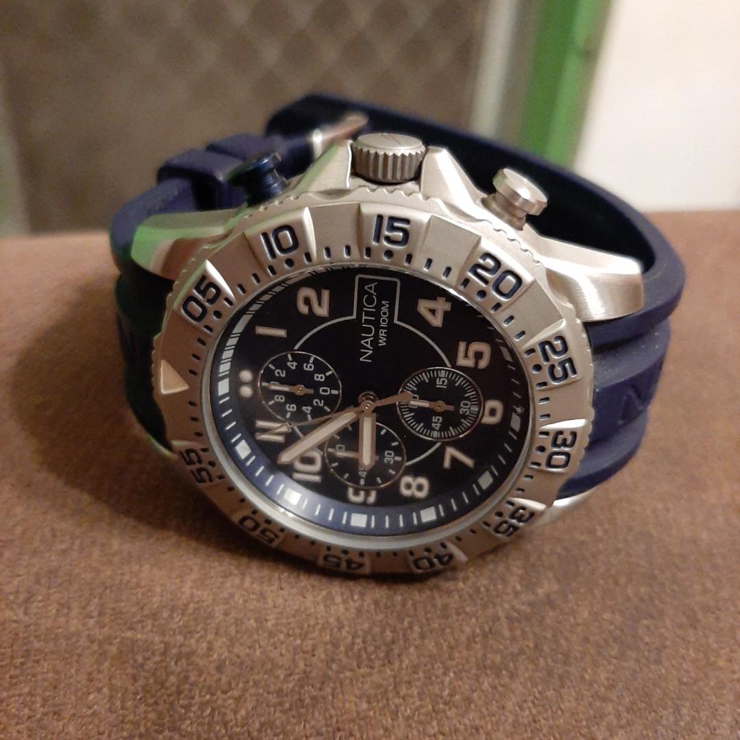 Nautica chronograph watch, Men's Fashion, Watches & Accessories ...