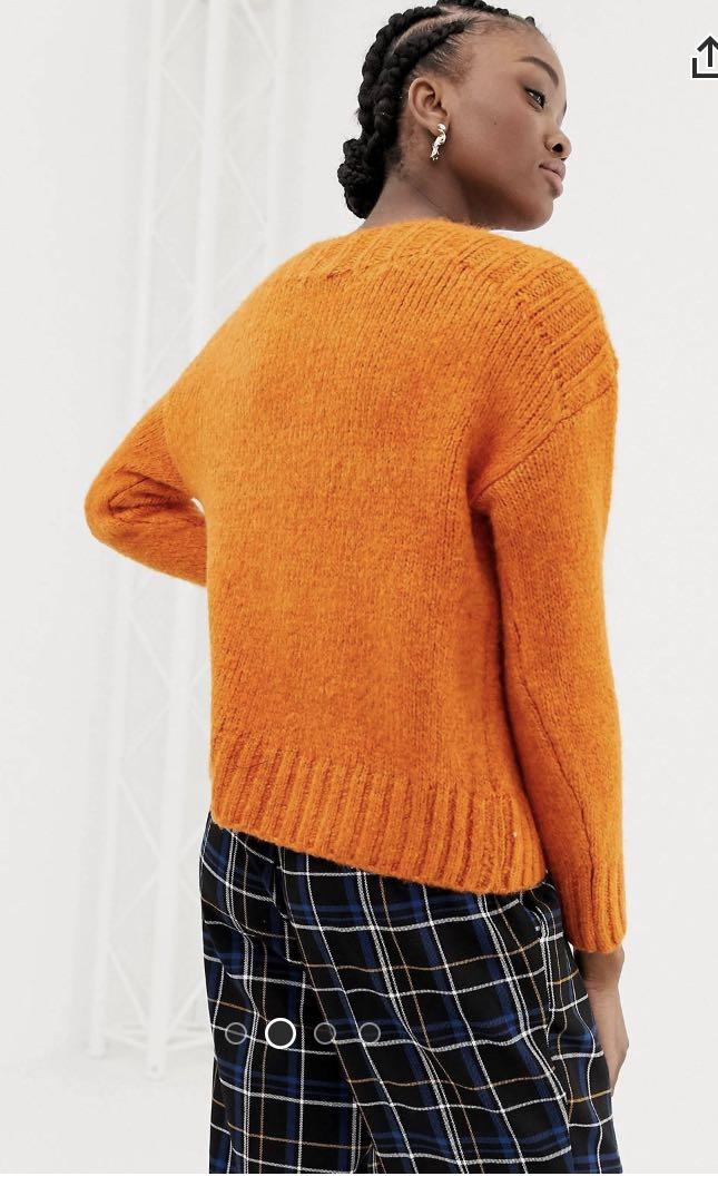 New look sales orange jumper