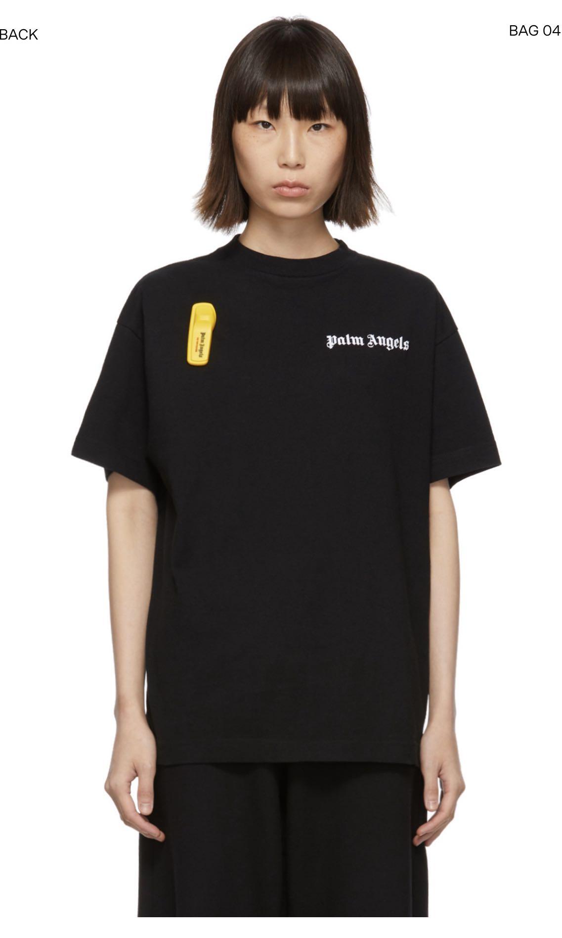 palm angels security tag t shirt