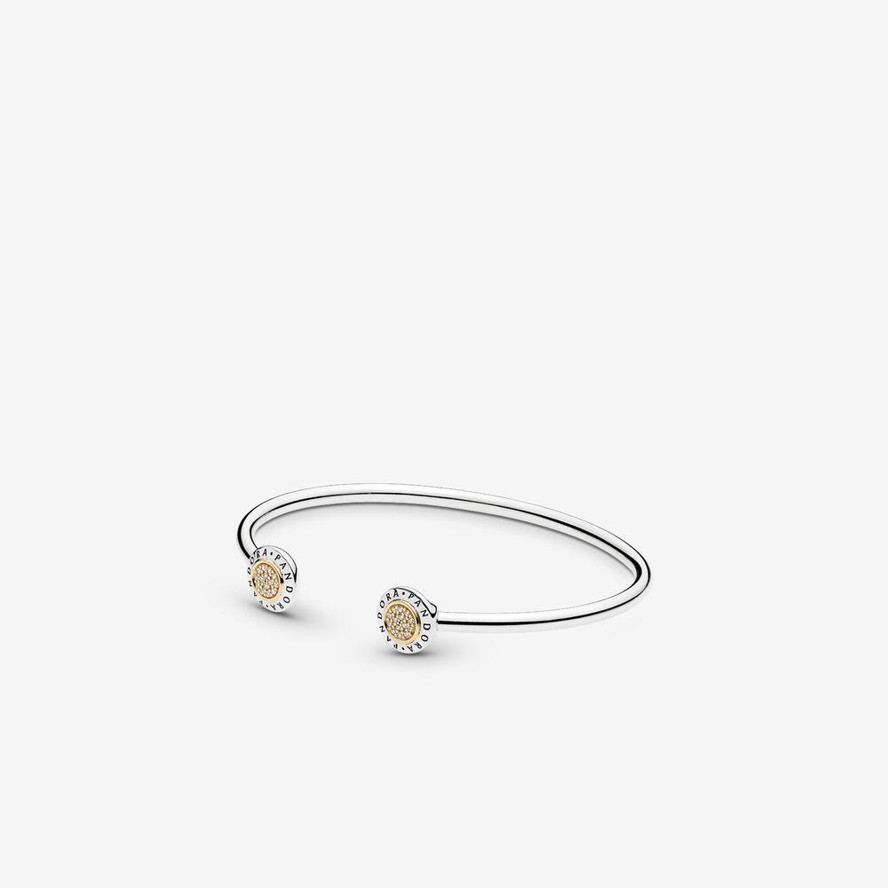Pandora open signature bangle top