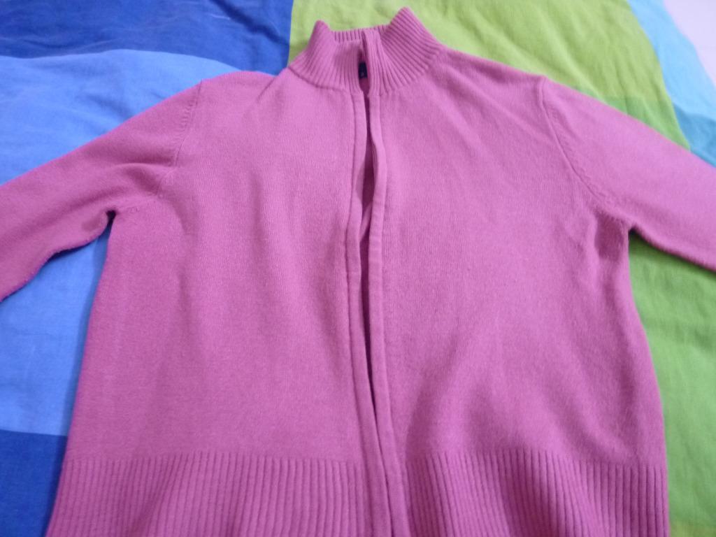 pink cardigan sweater