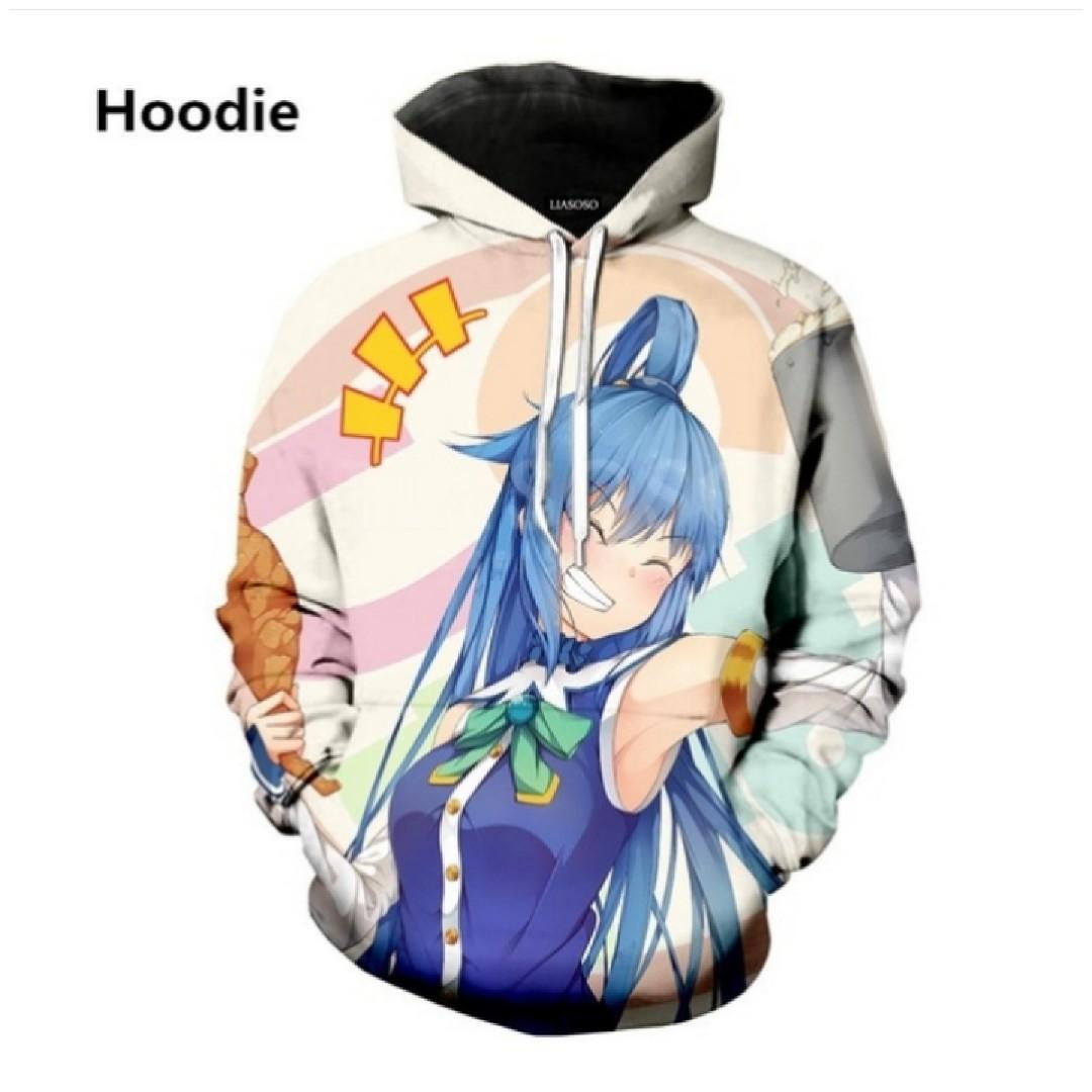 Aqua konosuba hoodie top