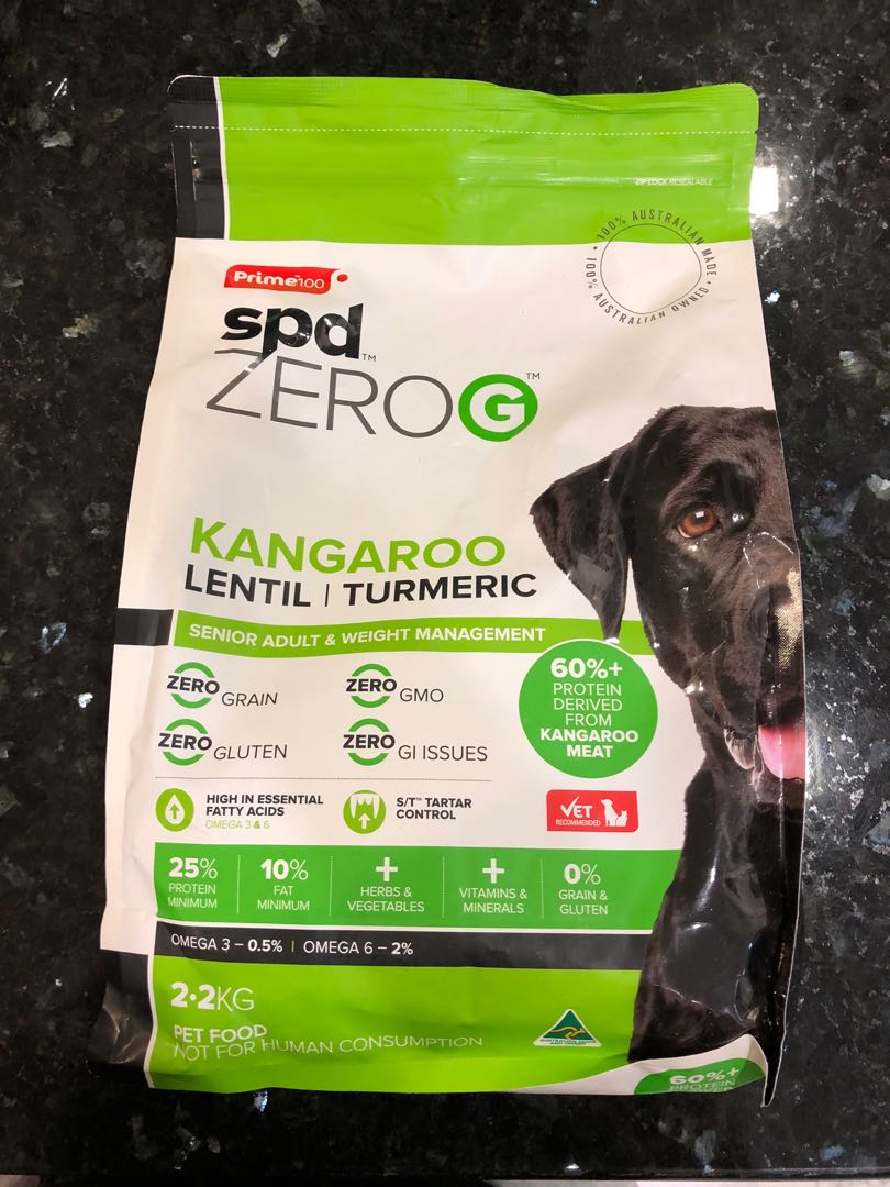 Prime100 spd zeroG Kangaroo dry food, Pet Supplies, Pet Food on Carousell