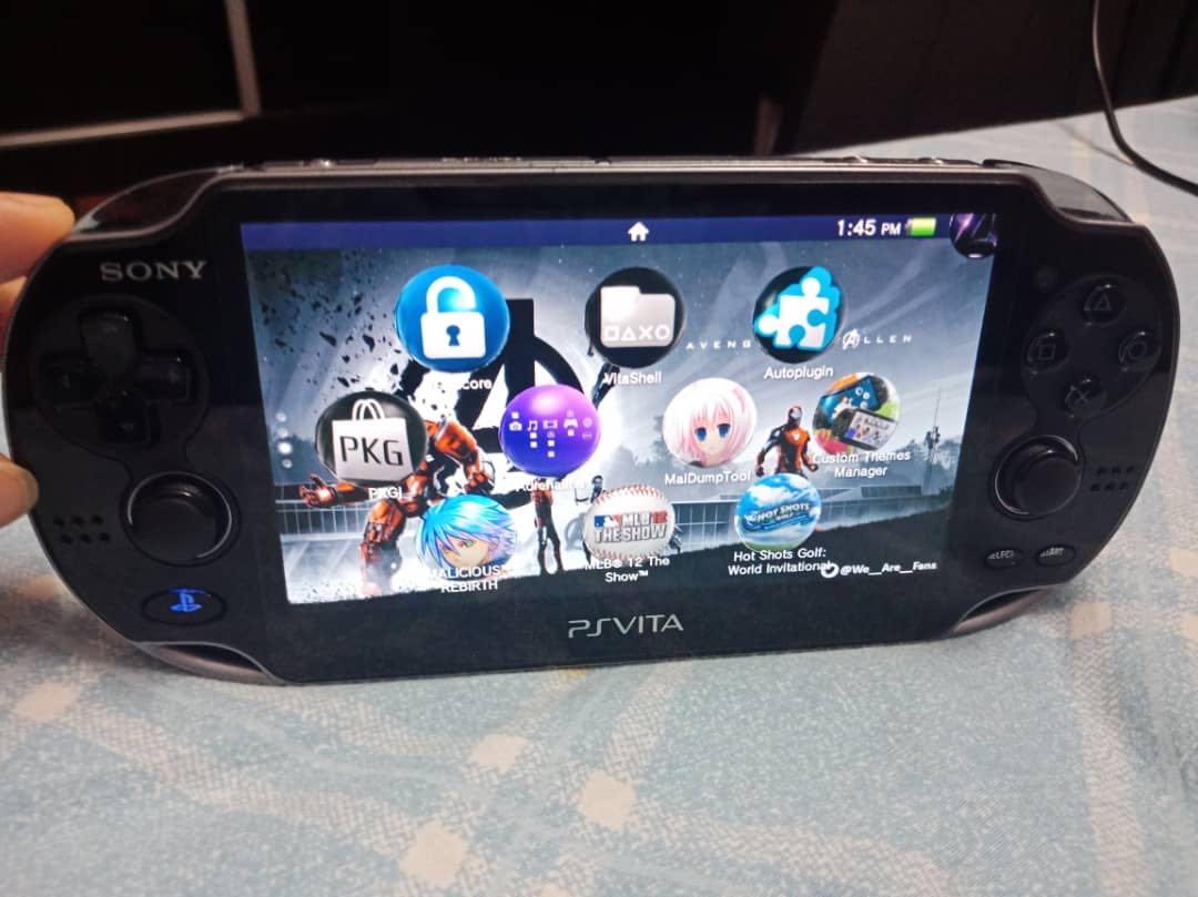 Ps Vita 1k OLED Henkaku Enso 3.65 jailbreak, Video Gaming, Video Games