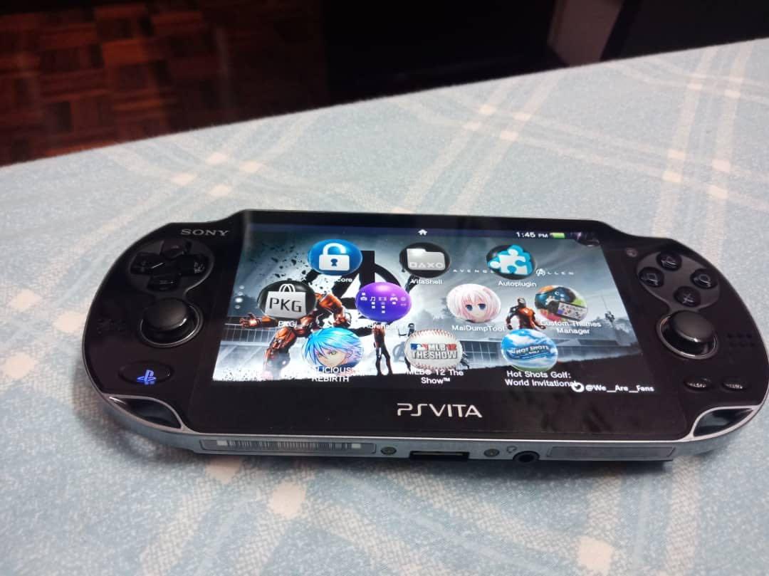 Ps Vita 1k OLED Henkaku Enso 3.65 jailbreak, Video Gaming, Video Games