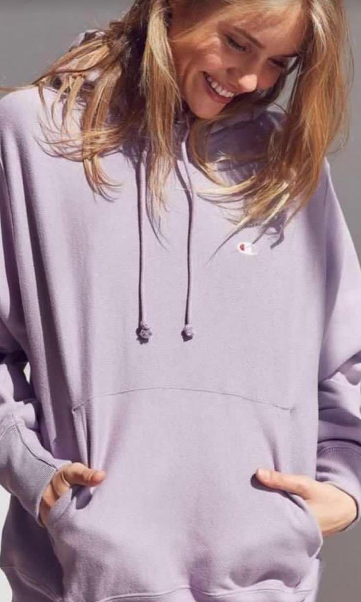 Purple Lilac Champion Hoodie