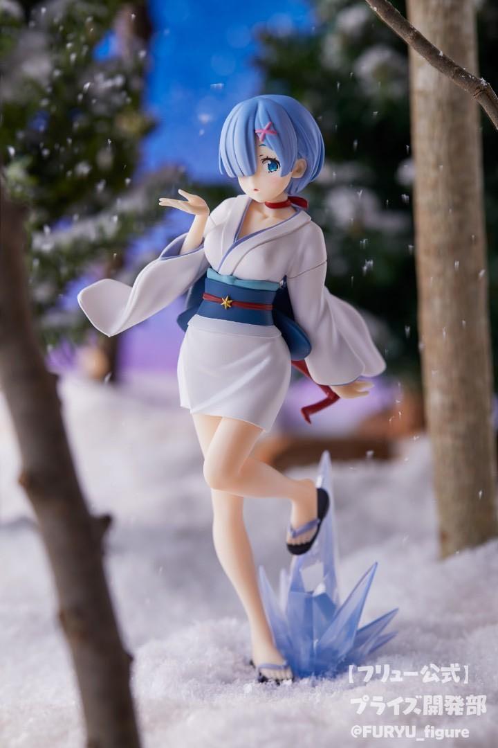 Re Zero Starting Life In Another World Rem Fairy Tail Snow Woman Figure Furyu Japanese Anime Chsalon Collectibles