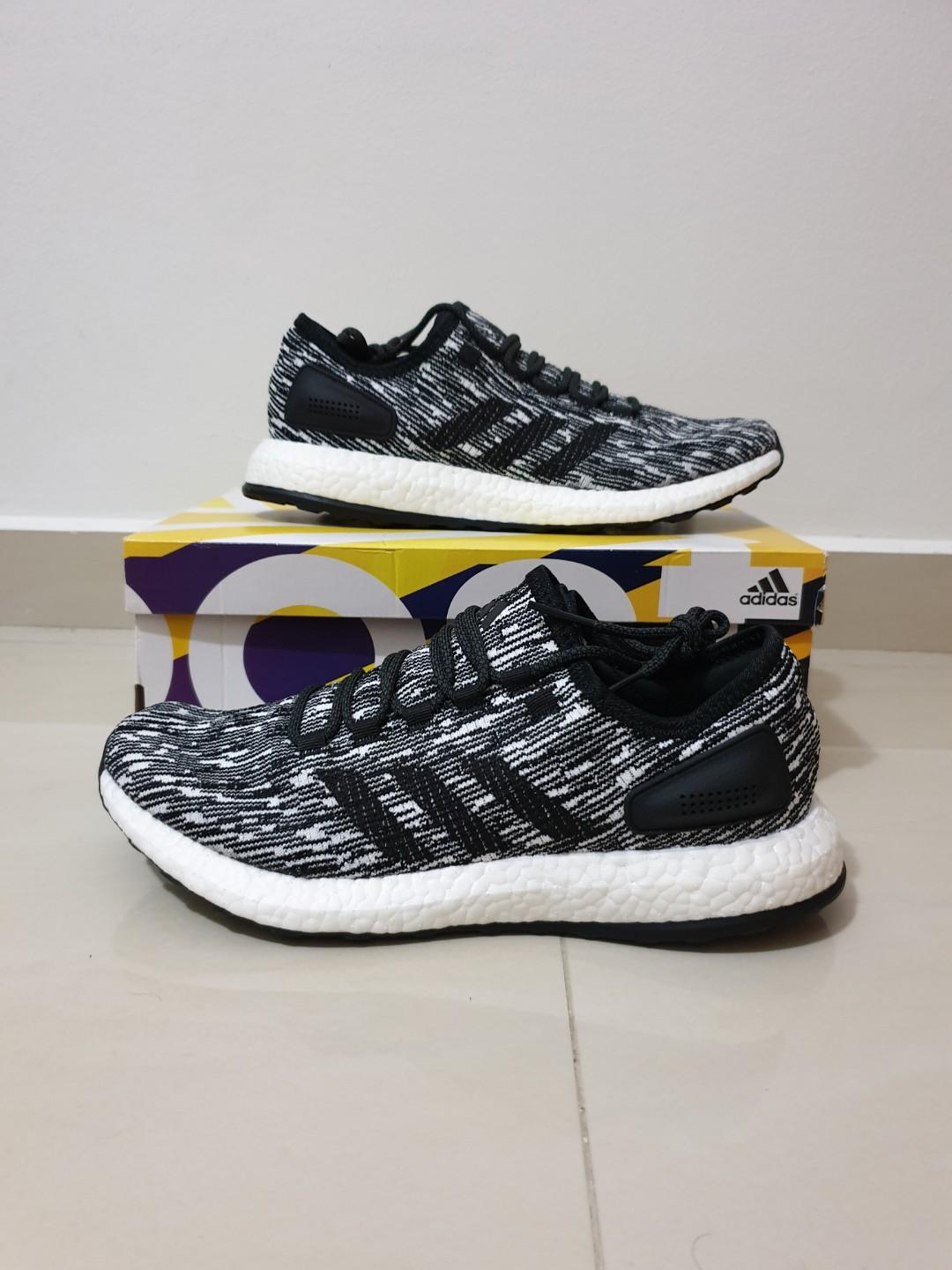 SALE BNIB Authentic Adidas Men s PureBoost Oreo US9.5 UK9 Men s Fashion Footwear Sneakers on Carousell