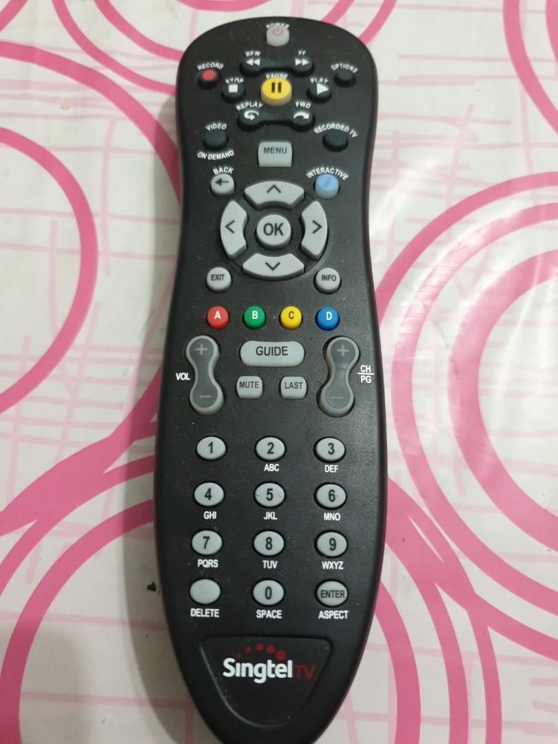 Singtel tv remote control original brand new, TV & Home Appliances, TV
