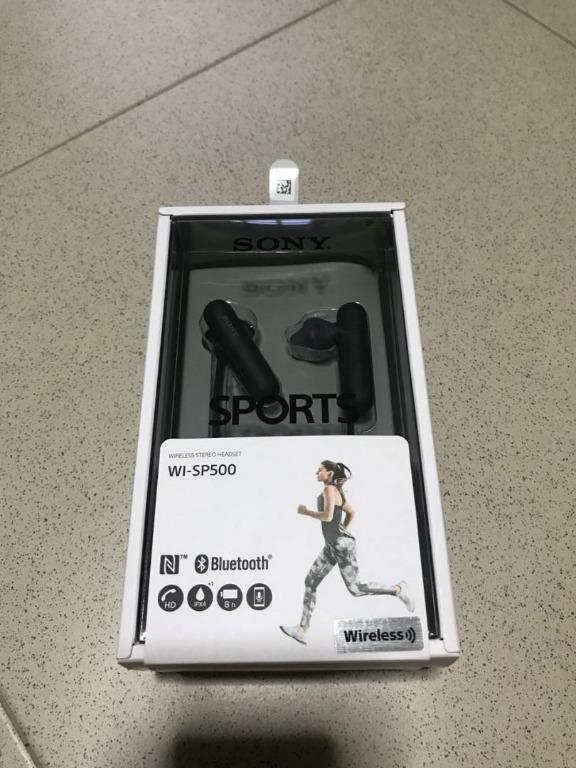 Sony WI SP500 Wireless in Ear Sports Headphones Black WISP500 B Everything Else on Carousell