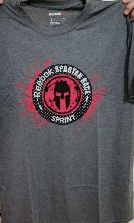 Spartan Race Reebok Sprint T Shirt L Men s Fashion Activewear on