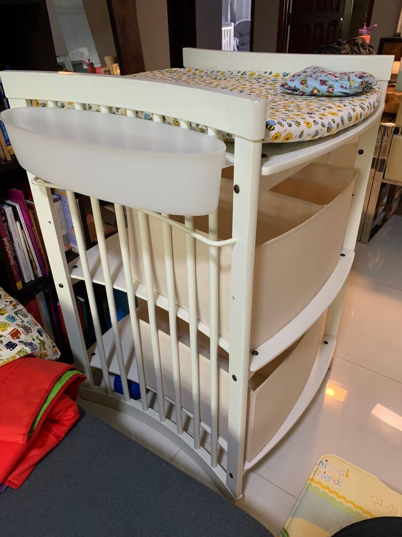 stokke changing table white