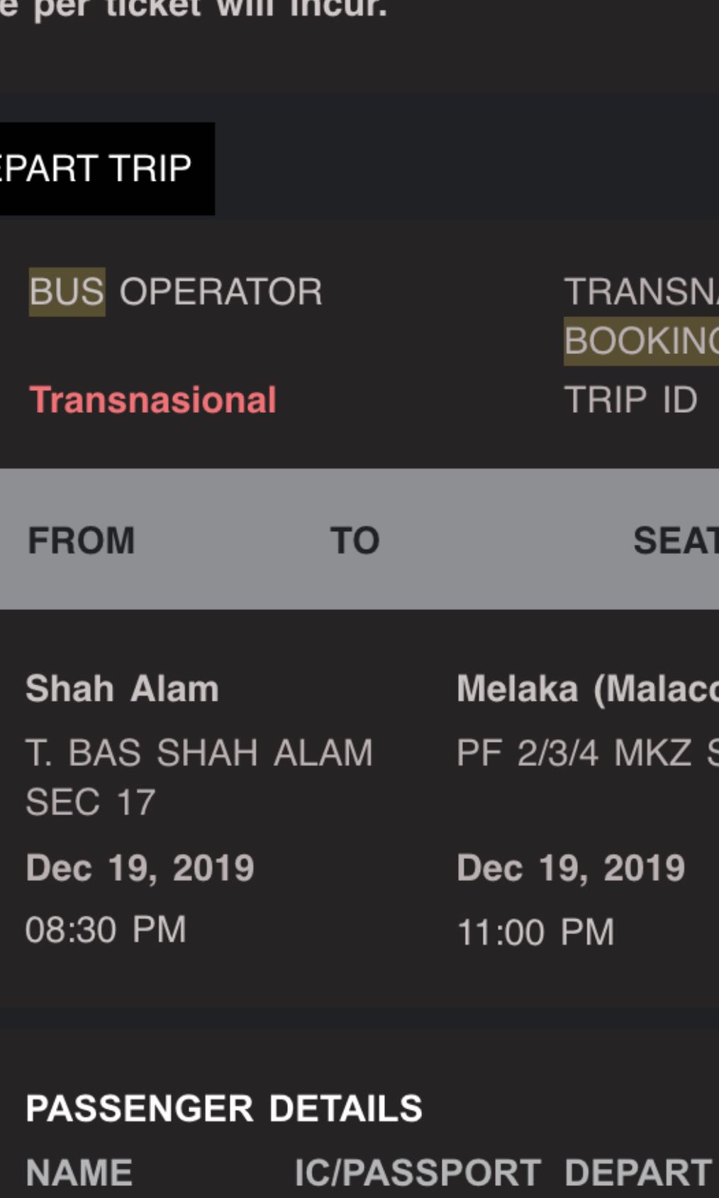 Tiket Bas Ke Melaka Tickets Vouchers Event Tickets On Carousell