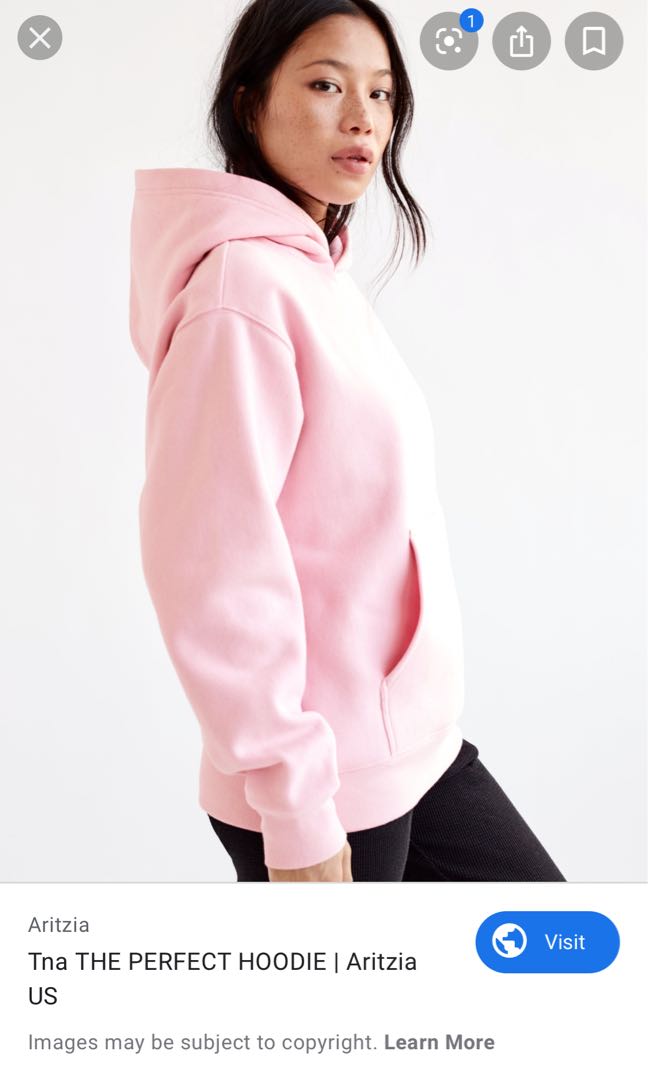 Aritzia TNA perfect hoodie Women s Fashion Clothes on Carousell