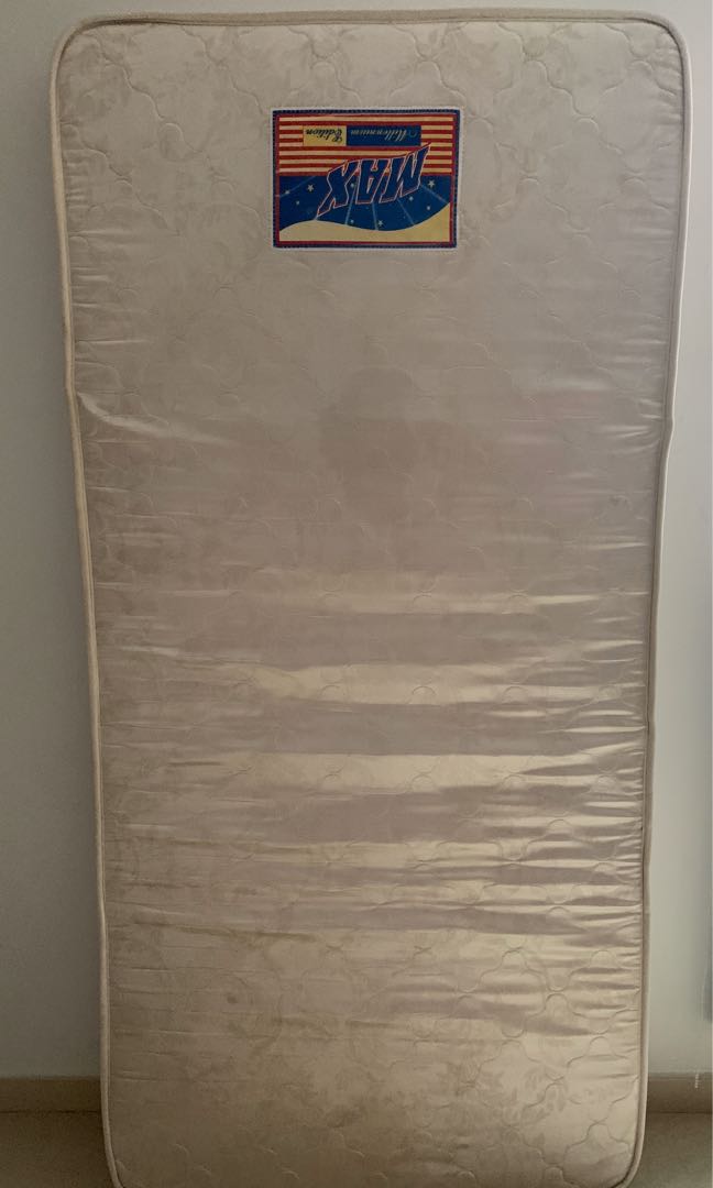 Used Single Mattress 5 inch, Furniture & Home Living, Furniture, Bed