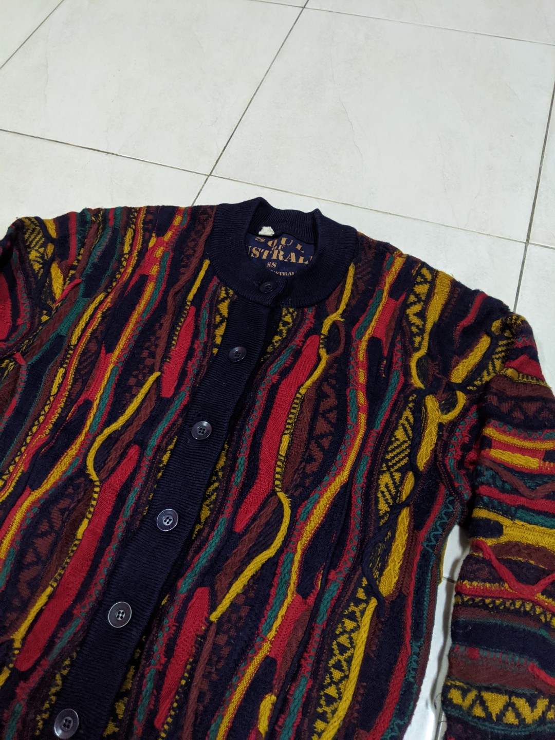 Vintage Coogi Wool Knitwear Jacket Men s Fashion Coats Jackets