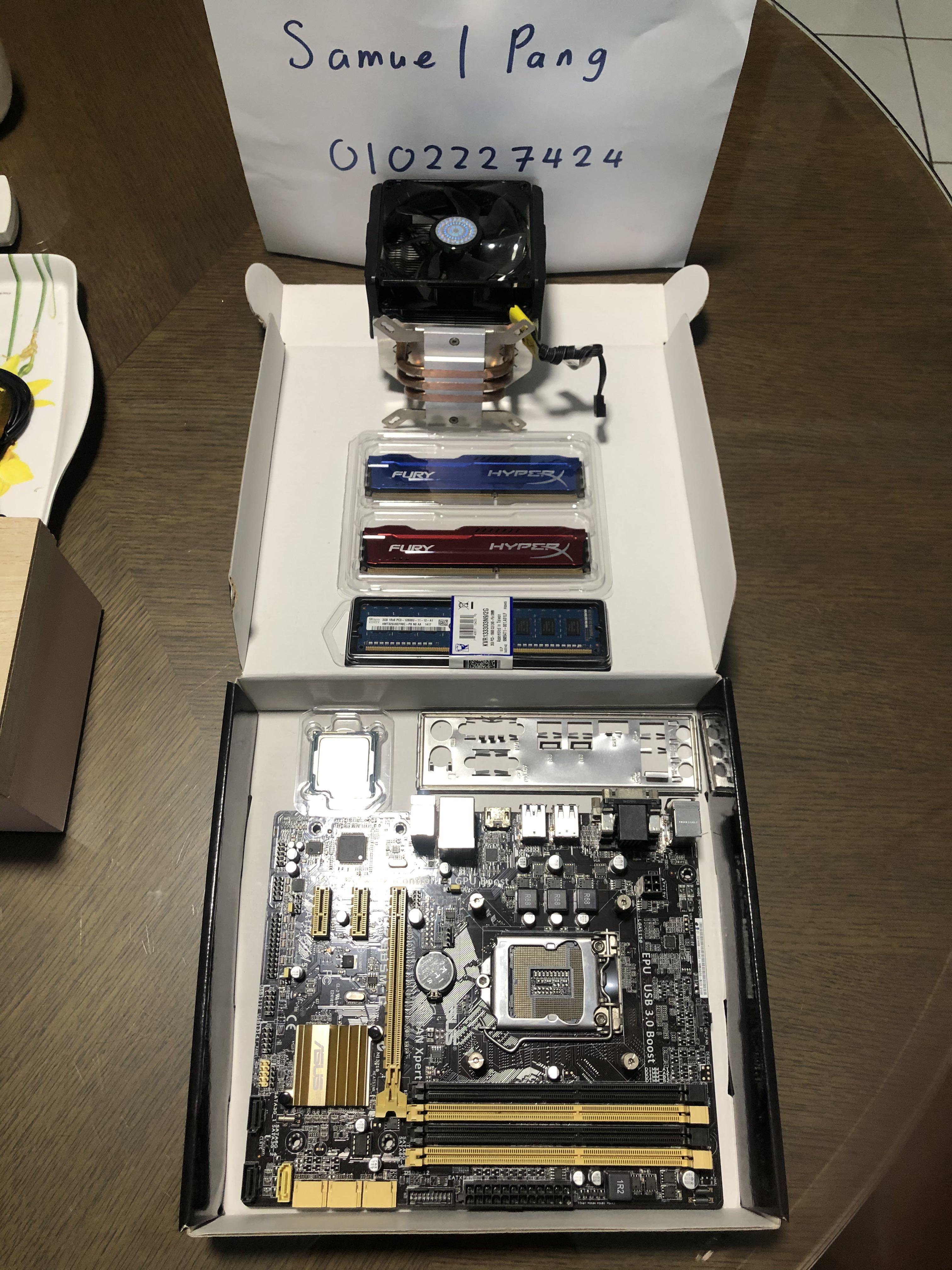 WTS MOBO, CPU, HEATSINK, RAM, Computers & Tech, Desktops on Carousell