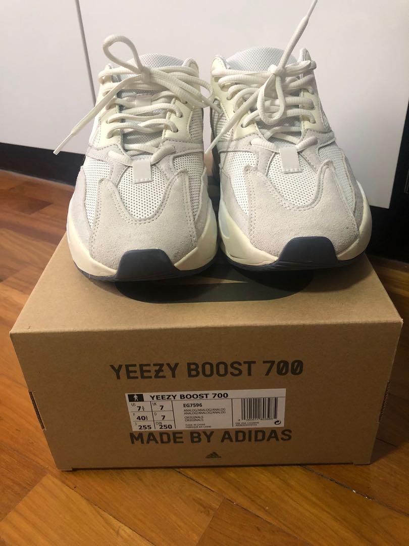 SALE Yeezy Boost 700 Analog UK7 Men s Fashion Footwear Sneakers on Carousell