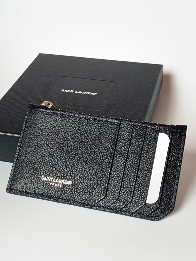 ysl mens card case